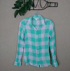 Garnet Hill button down shirt size 2